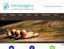 Tablet Screenshot of losmassages.nl